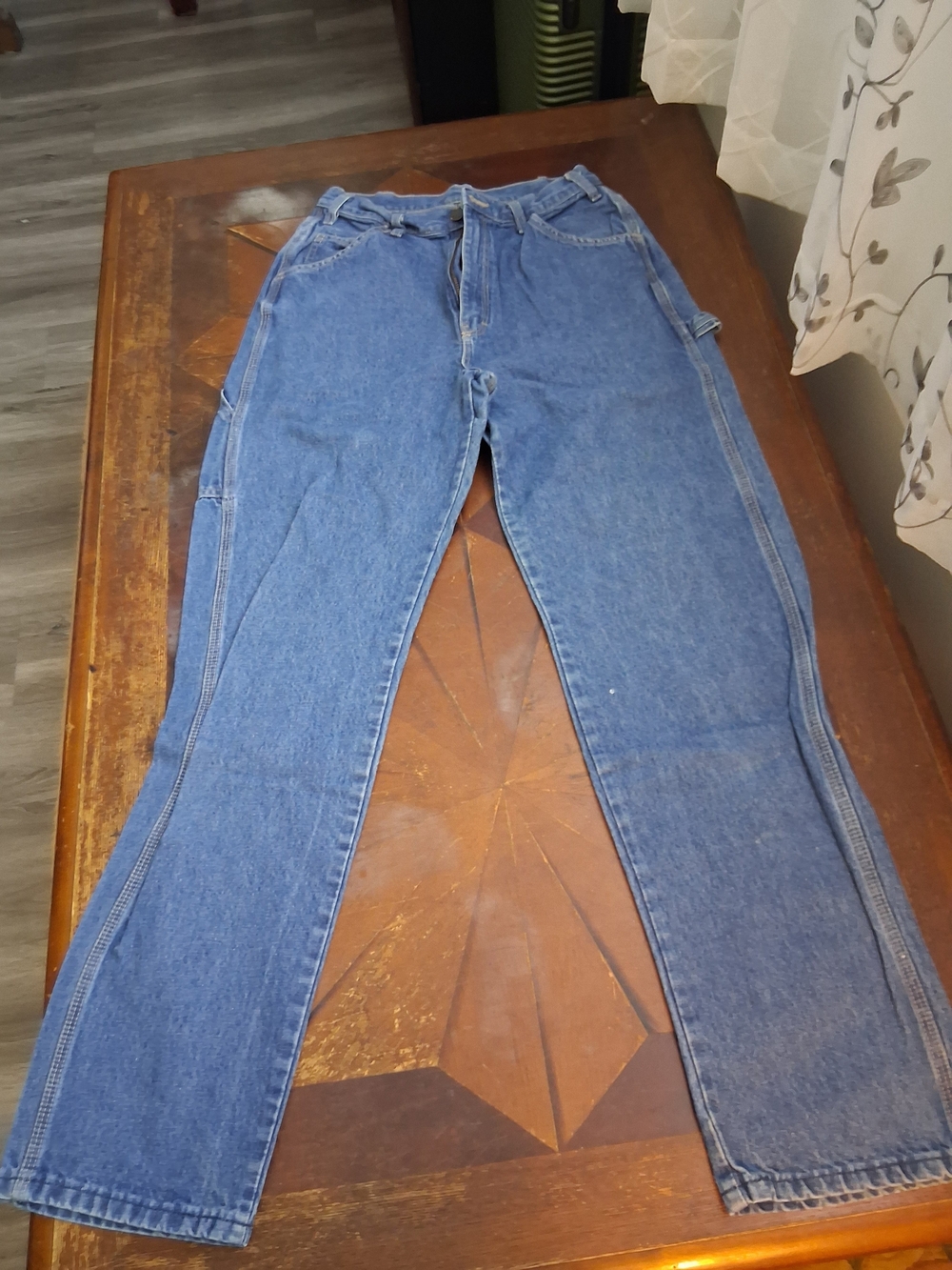 Dickies Women's Wide-Leg Blue Denim Jeans